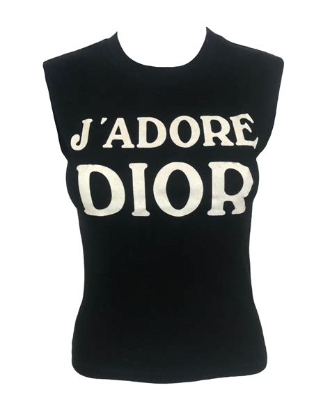 j'adore dior logo tee